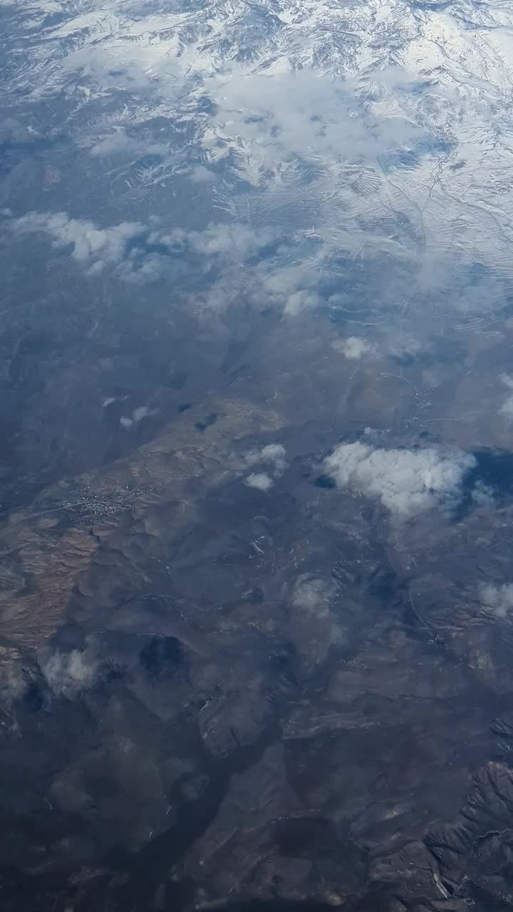 飞行，土耳其地区从上面(地球)视频下载