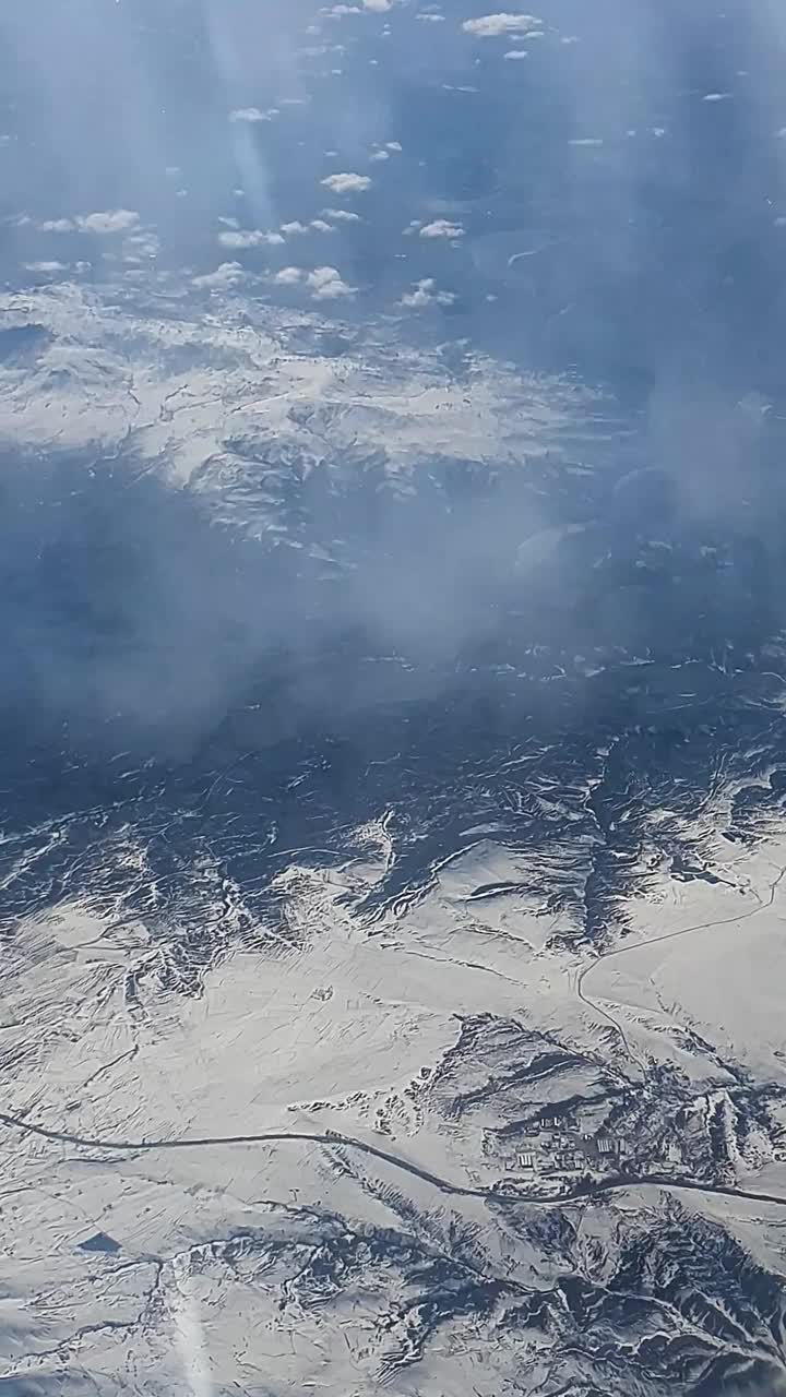 飞行，土耳其地区从上面(地球)视频下载