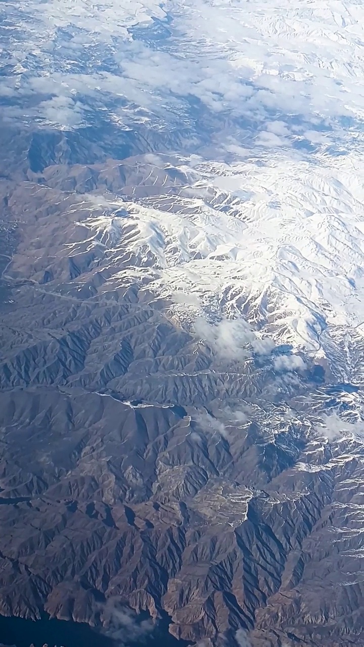 飞行，土耳其地区从上面(地球)视频下载