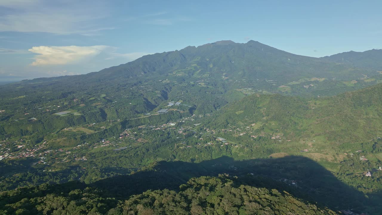 Barú火山和波奎特村，巴拿马-股票视频视频素材