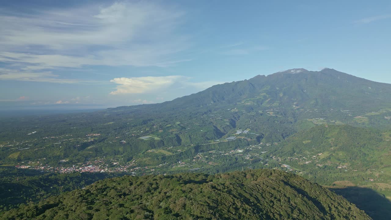 Barú火山和波奎特村，巴拿马-股票视频视频素材