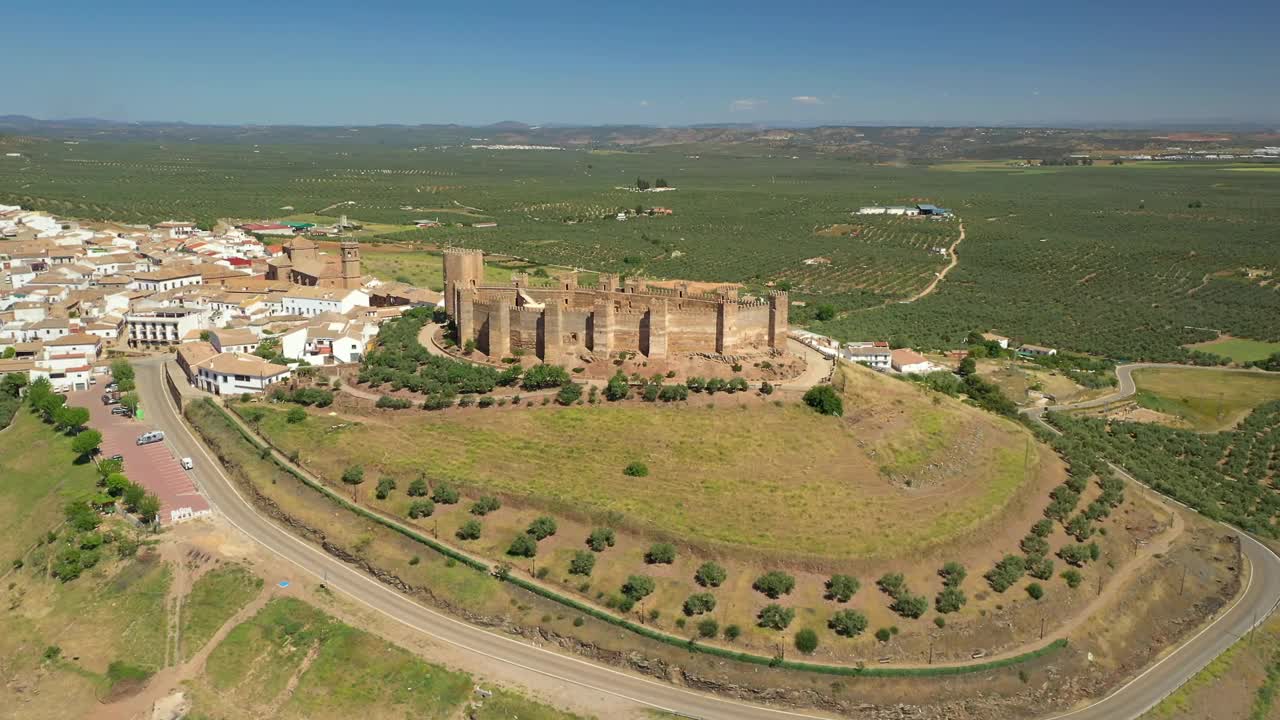 Baños de la Encina，安达卢西亚，西班牙视频素材