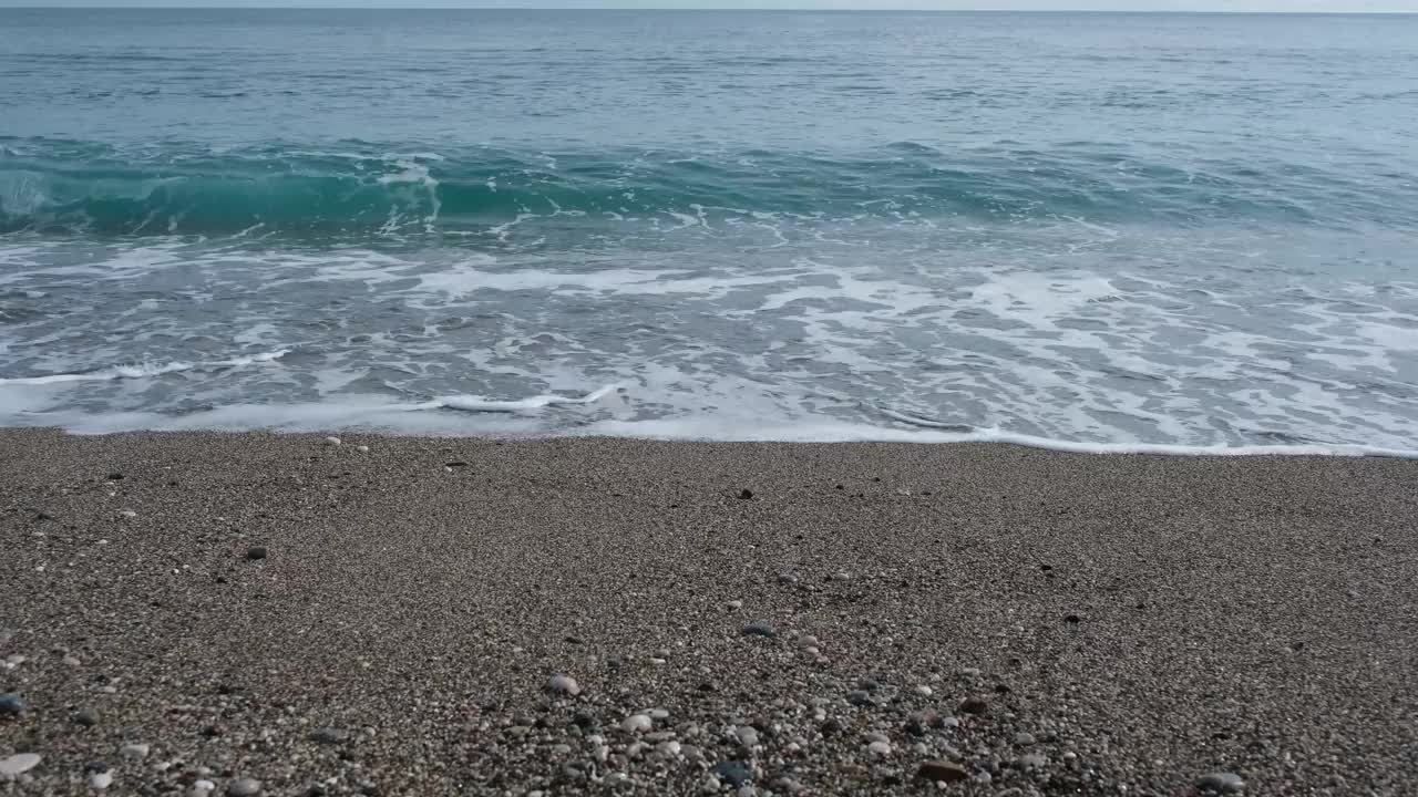 波涛汹涌的大海背景视频下载