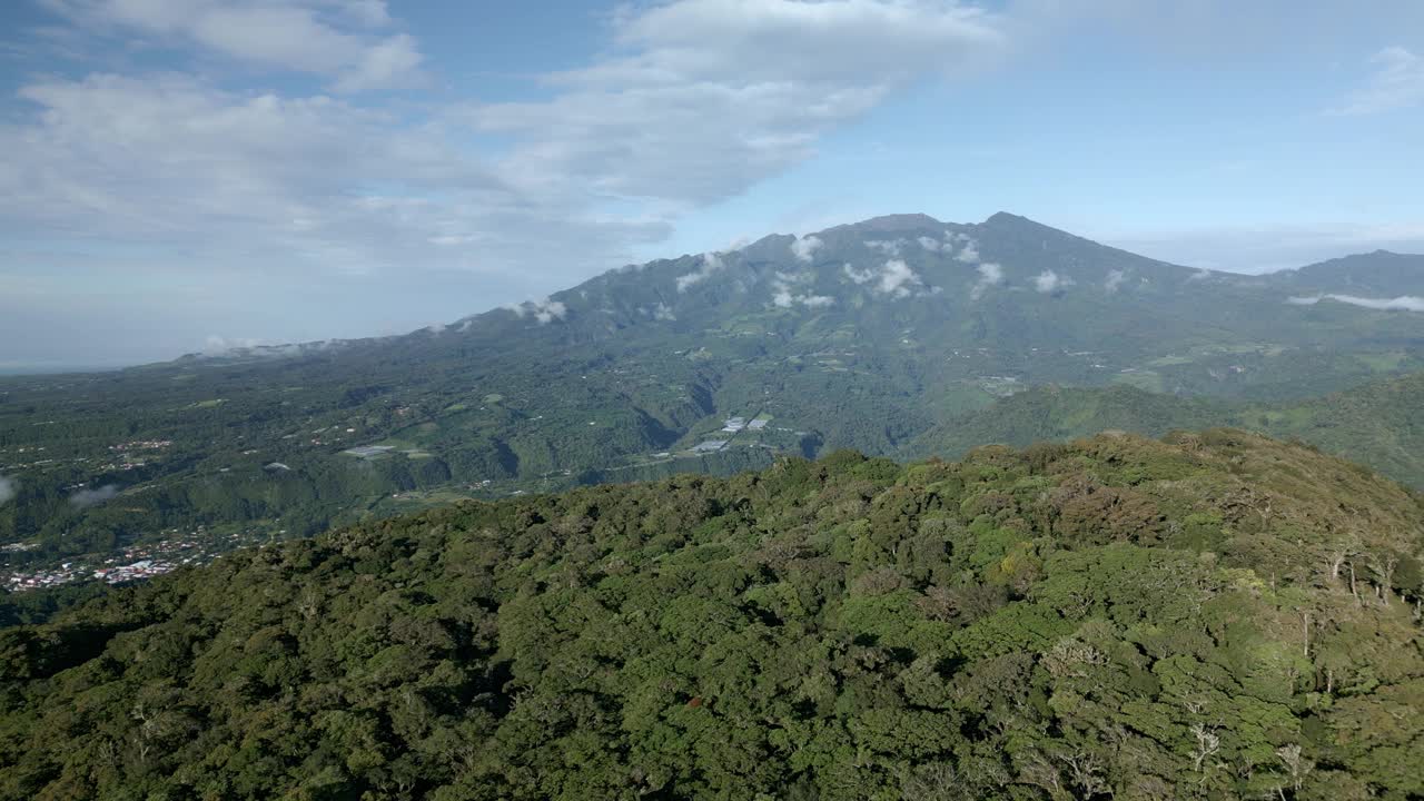 Barú火山和波奎特村，巴拿马-股票视频视频素材