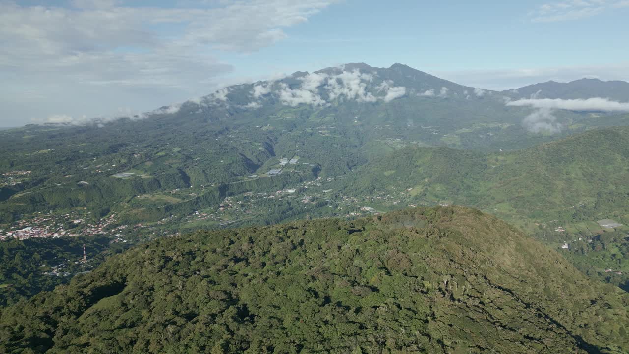 Barú火山和波奎特村，巴拿马-股票视频视频素材