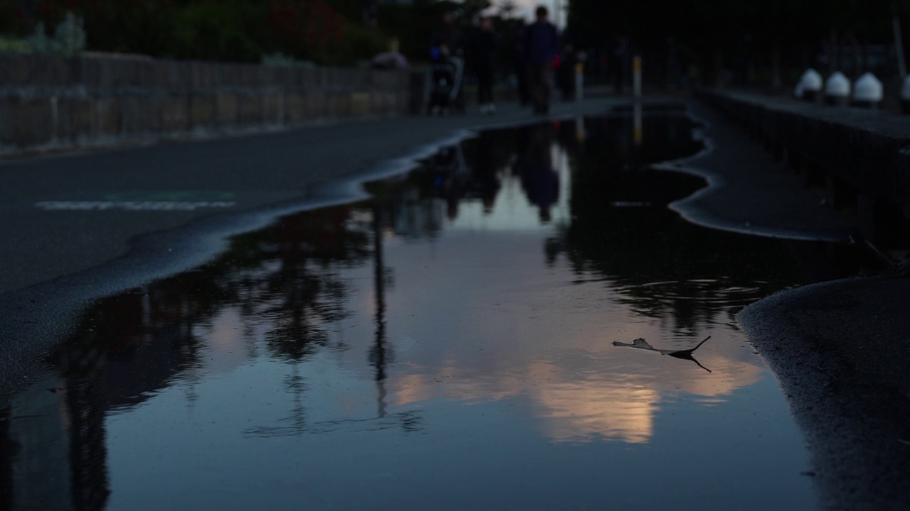 大雨后发生的内涝视频素材