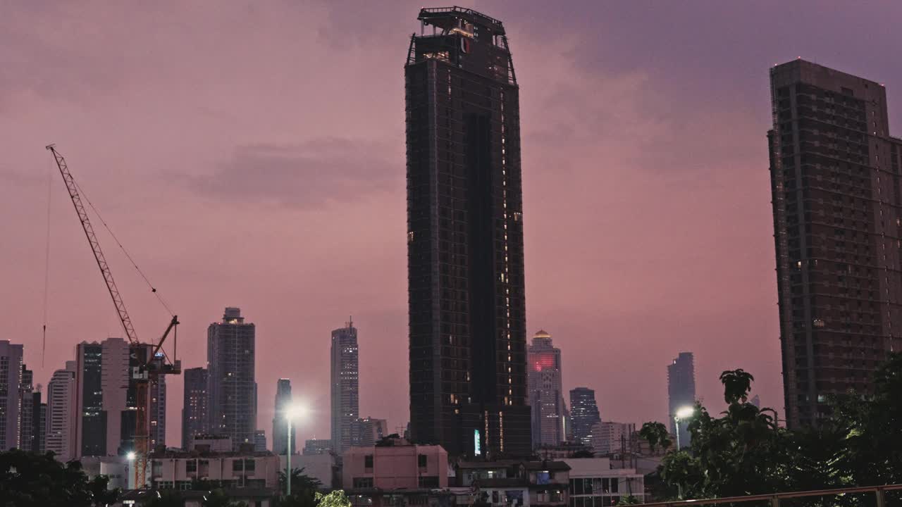 曼谷的建筑视频素材
