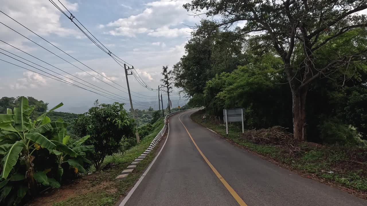 乡村风景公路之旅视频素材