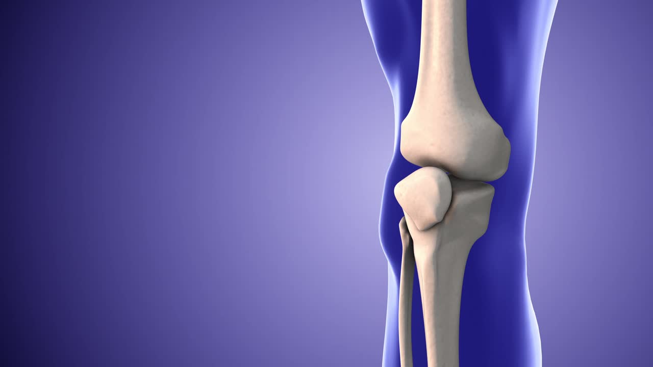 膝盖有空隙和疼痛视频素材