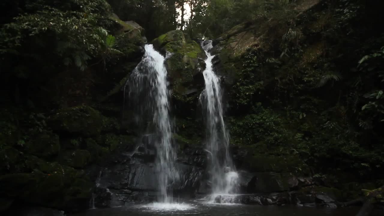 Erawan瀑布视频素材