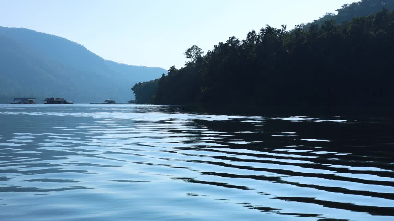 宁静的湖光山色视频素材