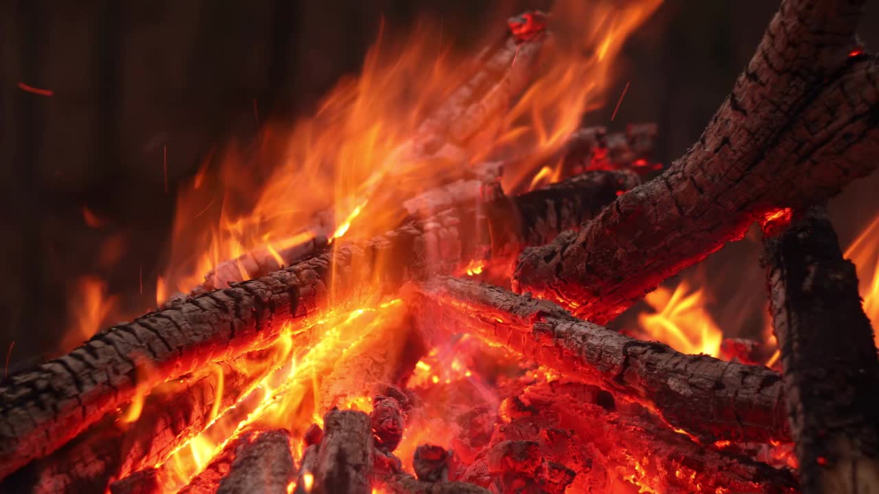 暮光之火:在森林的中心创造魔法视频素材