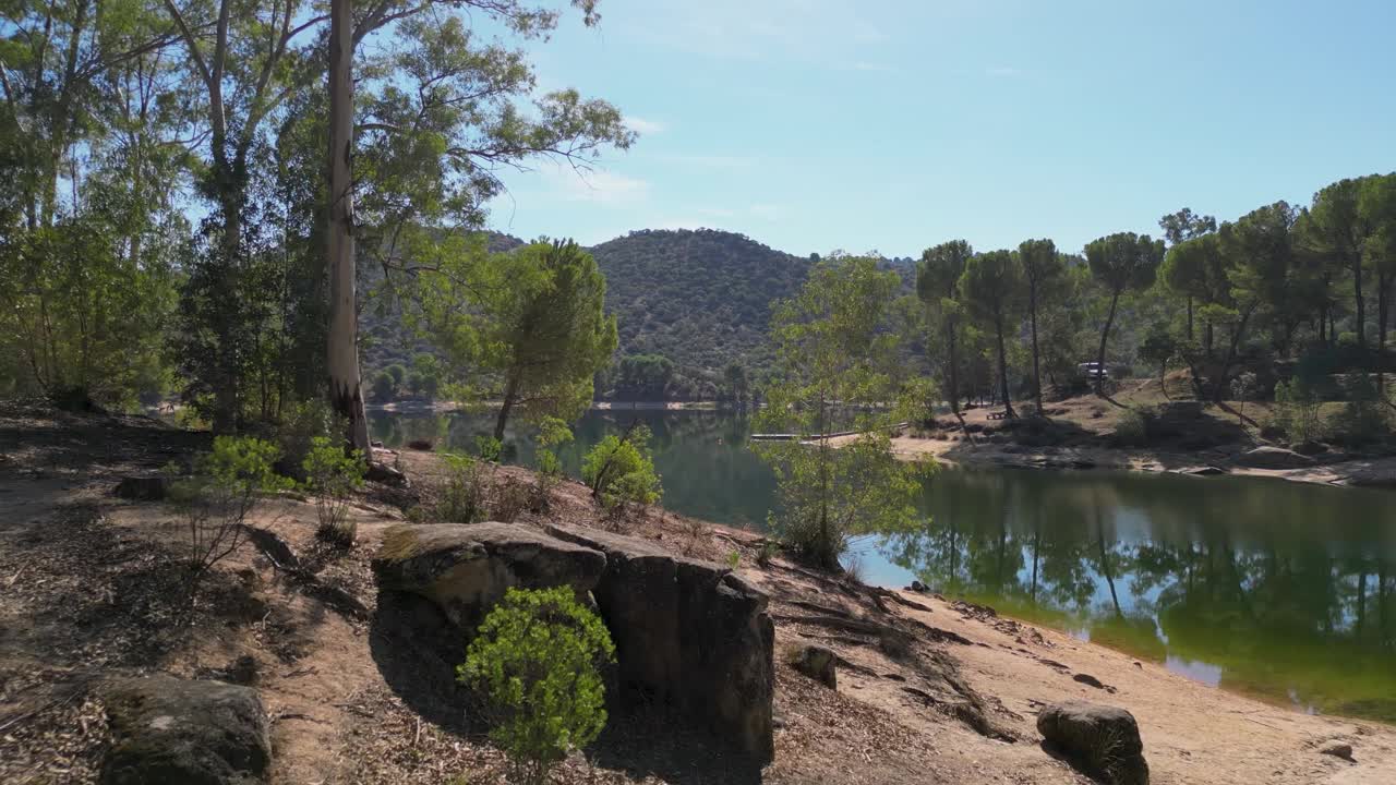 Sierra de Andujar自然保护区美景一览无余视频素材