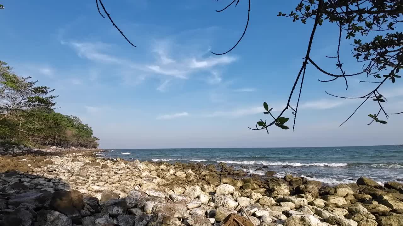 夏天美丽的大海。视频下载