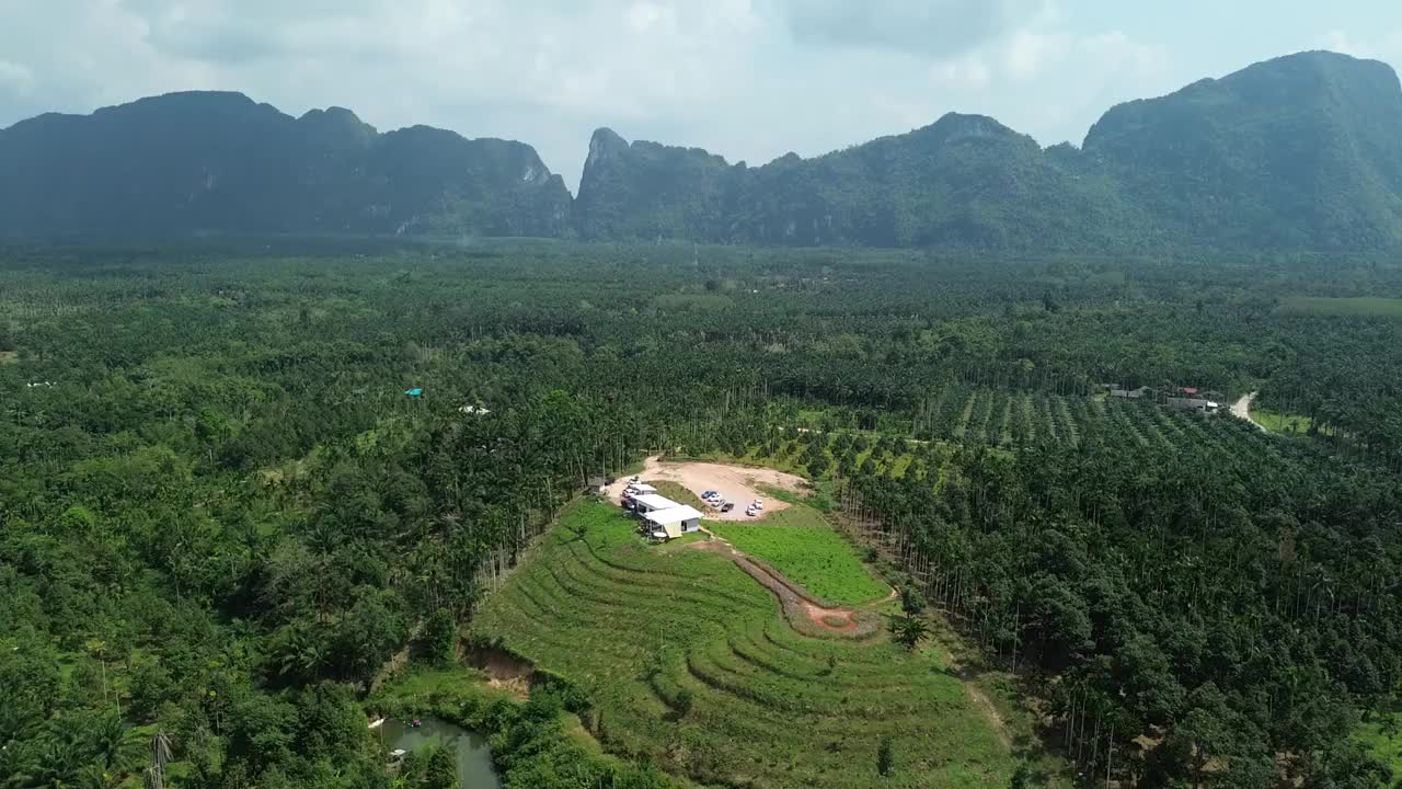 美丽的山景。视频下载