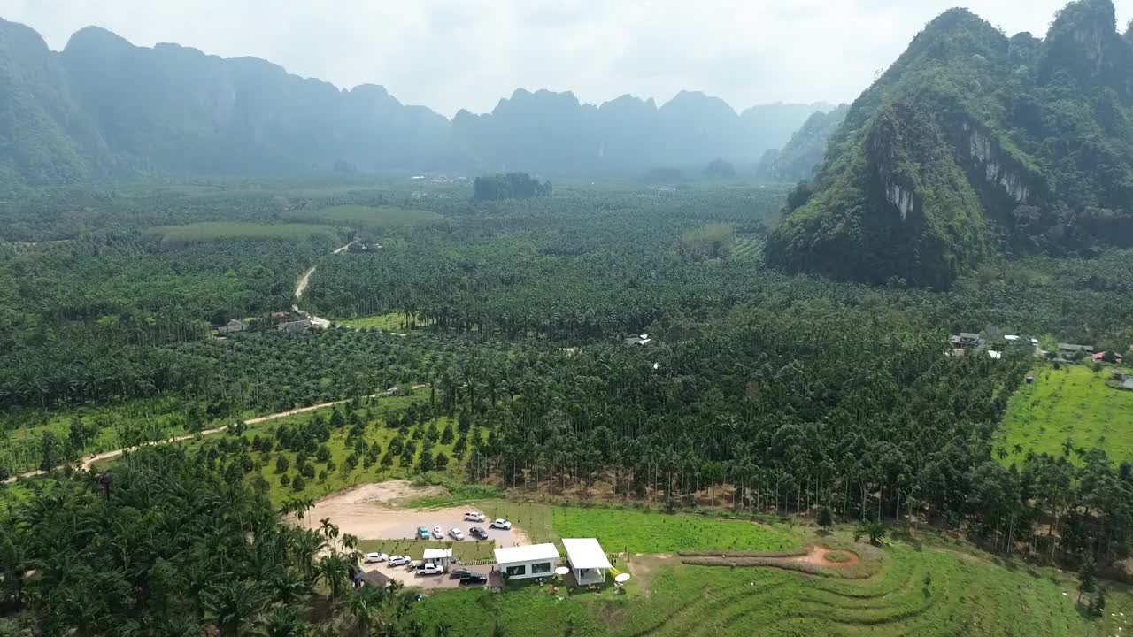 美丽的山景。视频下载