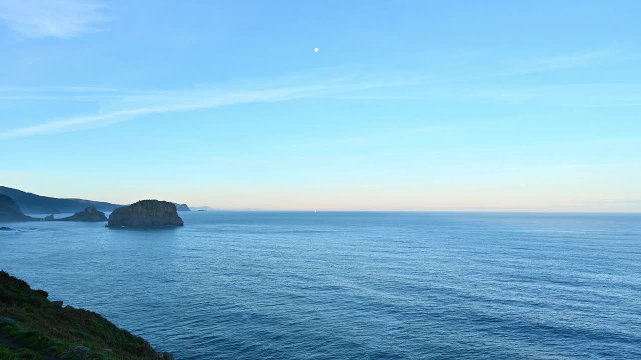 西班牙西海岸-大西洋和半岛视频素材