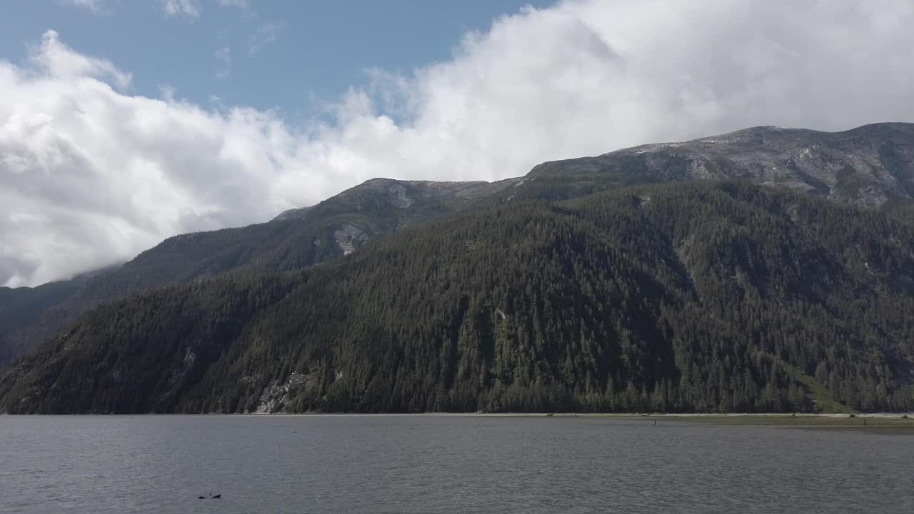 加拿大北部海岸的景色视频素材