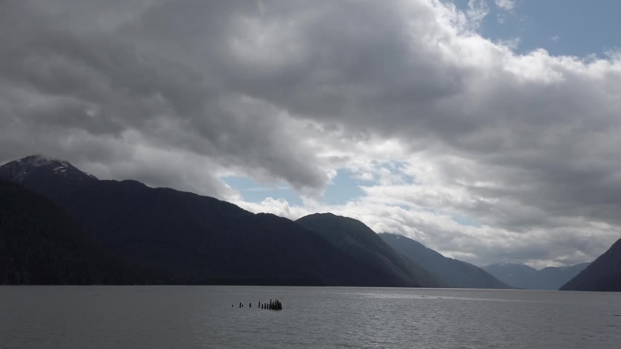 加拿大北部海岸的景色视频下载