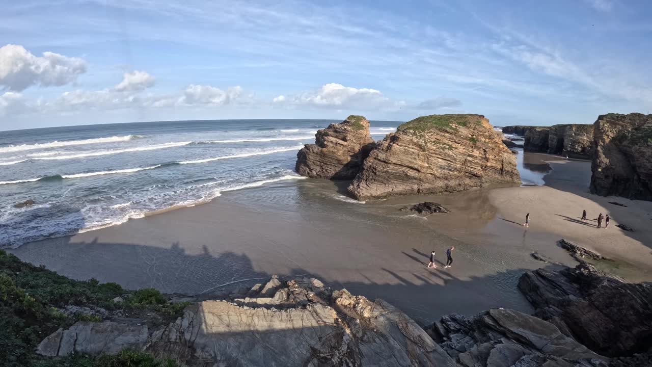 西班牙西海岸-大西洋视频素材