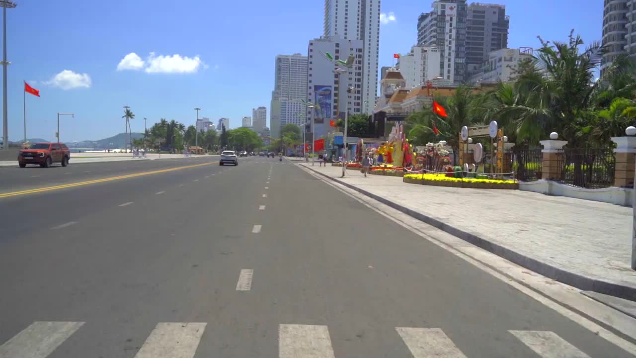 城市道路。视频下载