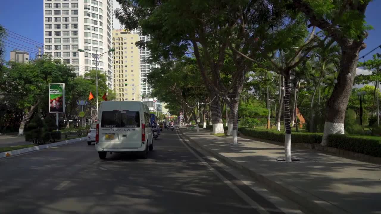 城市道路。视频下载