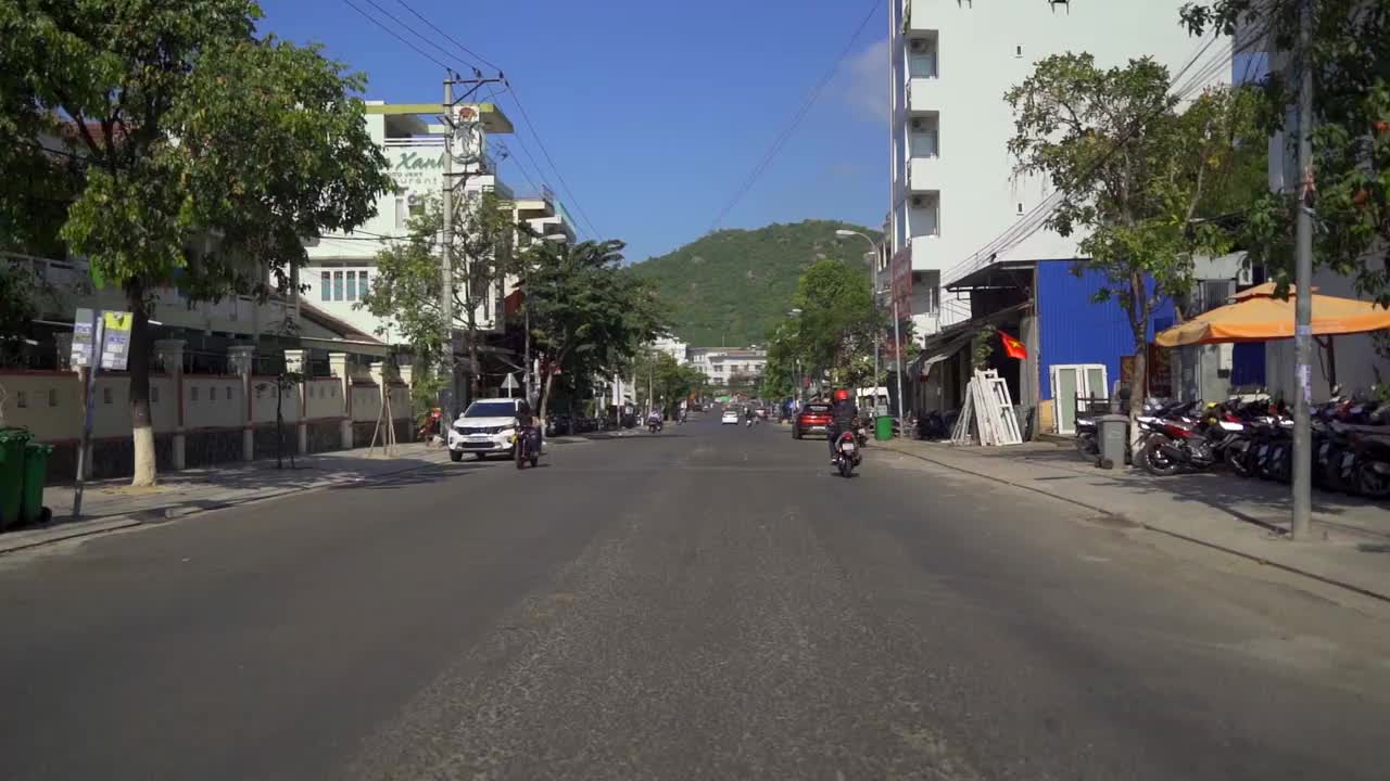 城市道路。视频下载