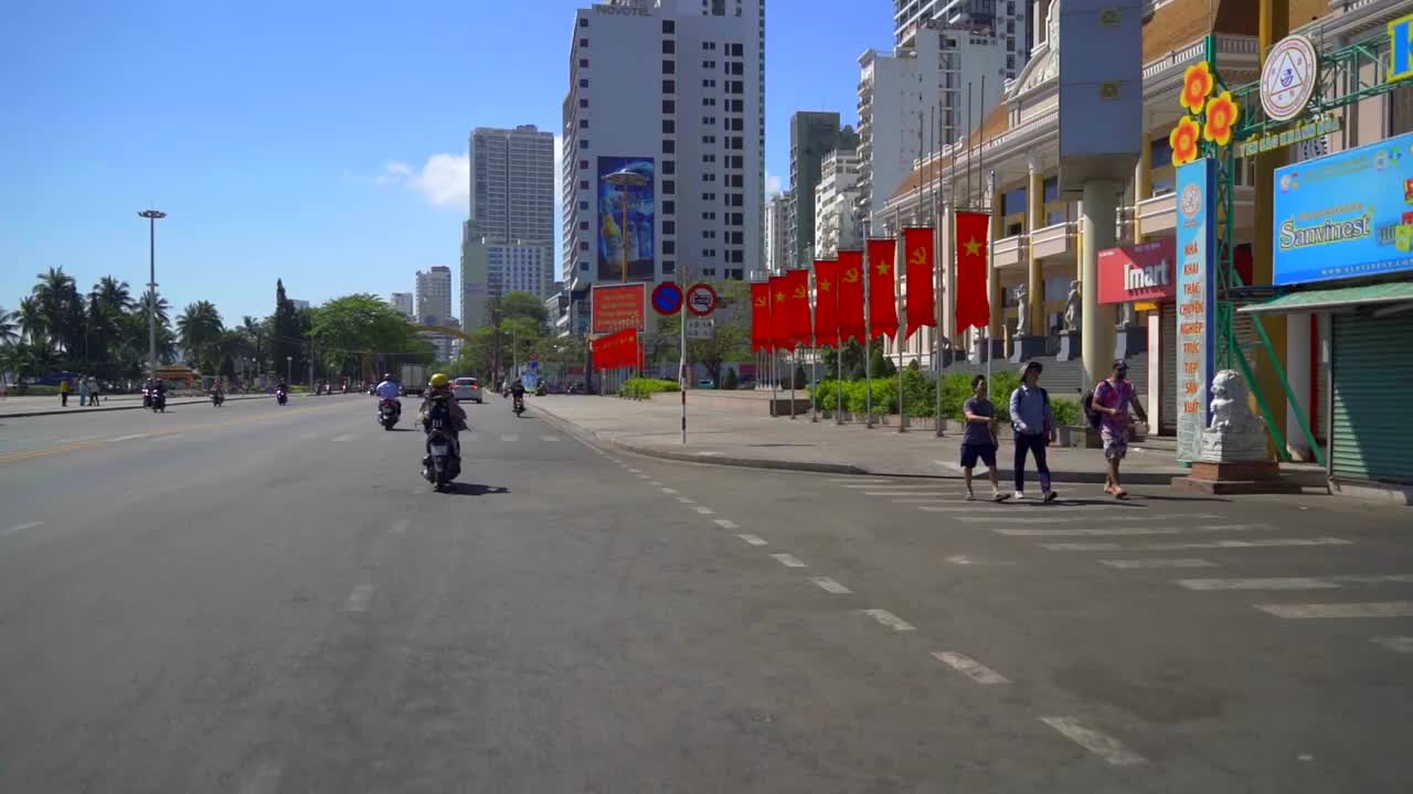 城市道路。视频素材