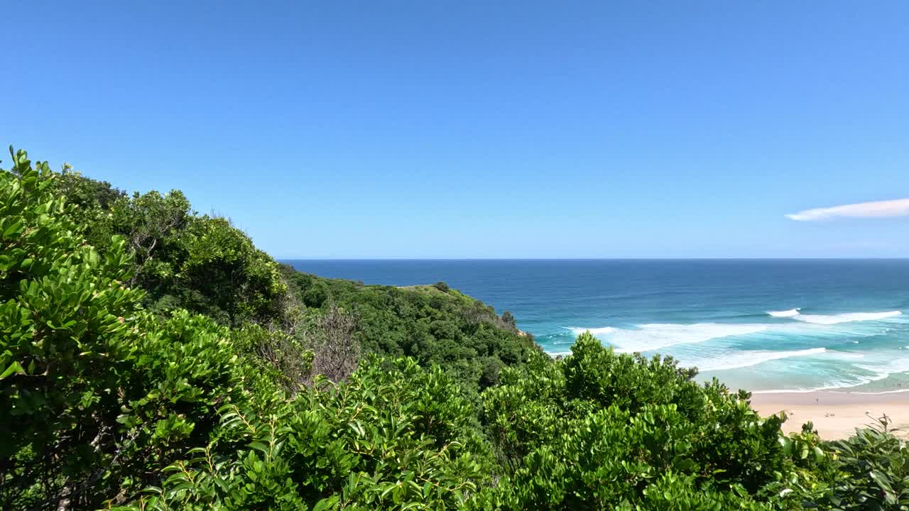 随时间变化的海岸风景视频素材