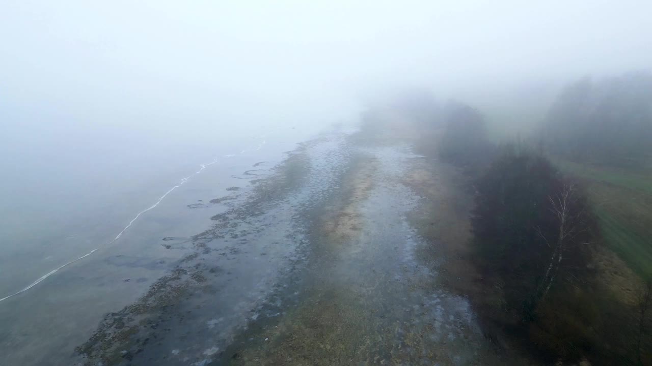 海滩景观航拍影像视频下载