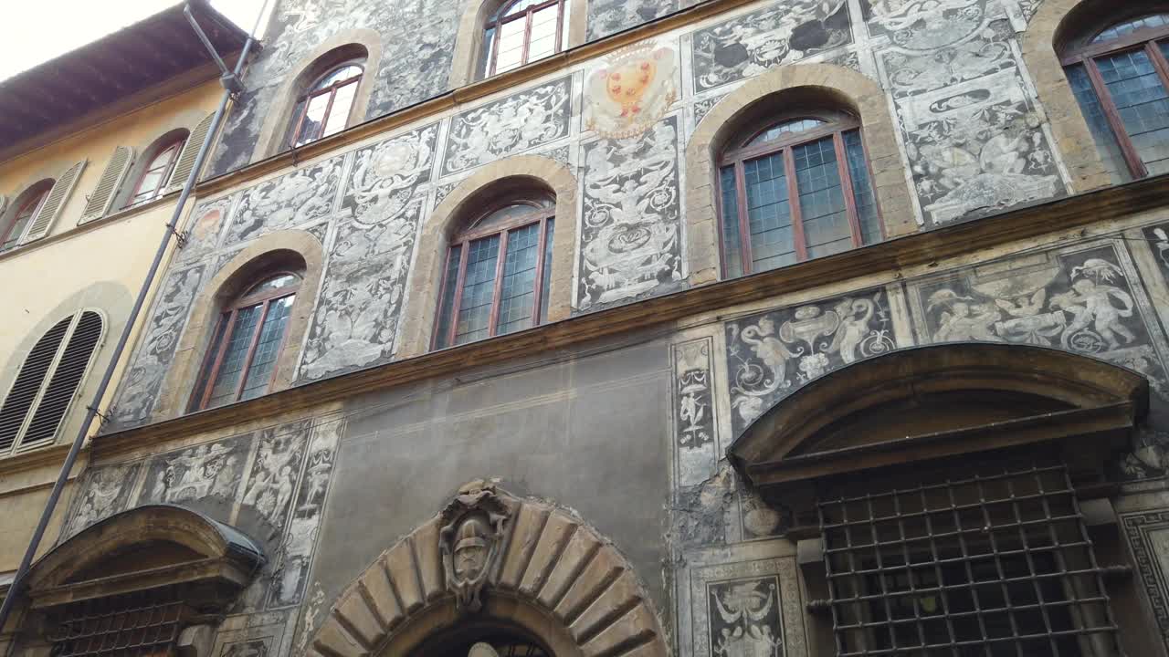 佛罗伦萨市中心美丽的建筑视频下载