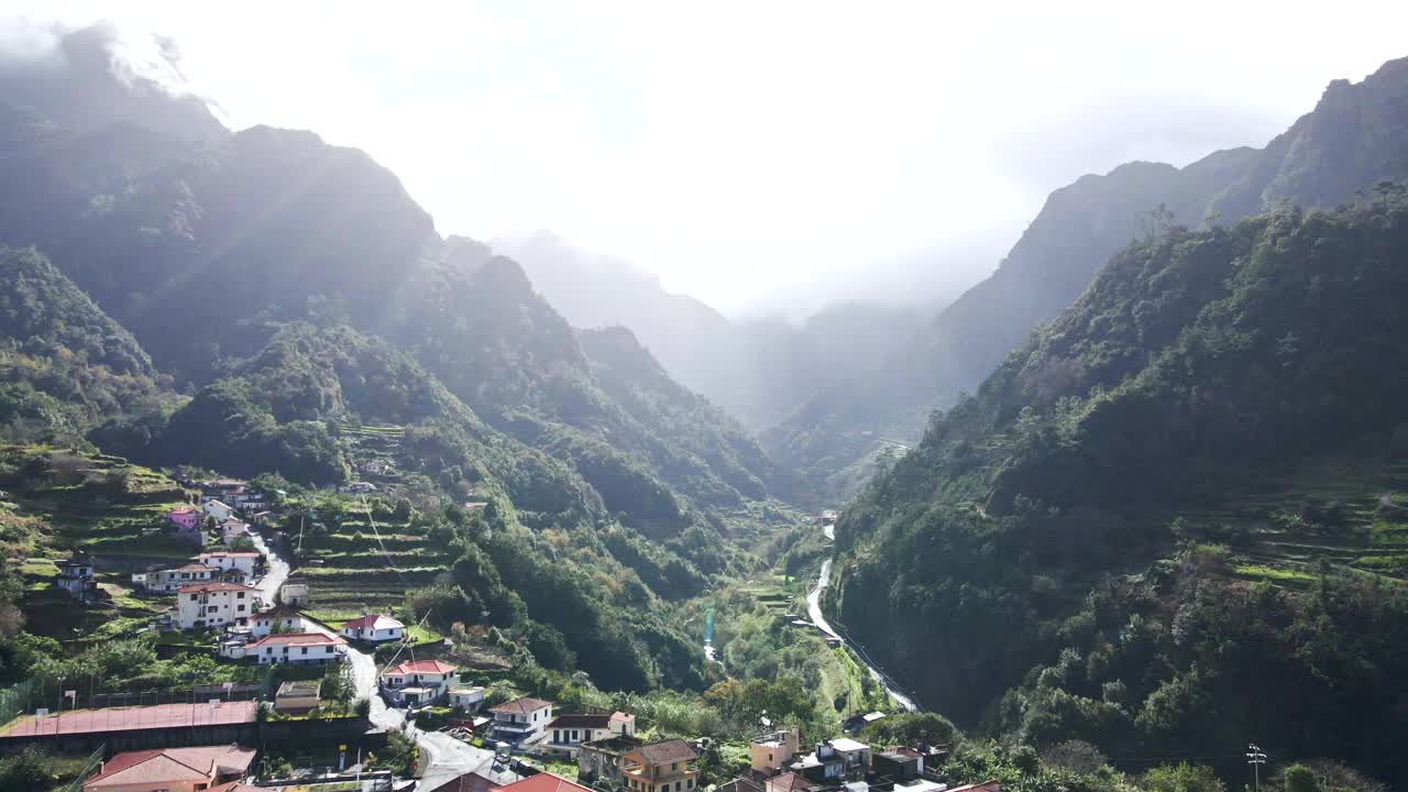 欧洲的夏威夷。马德拉群岛旅行。视频素材