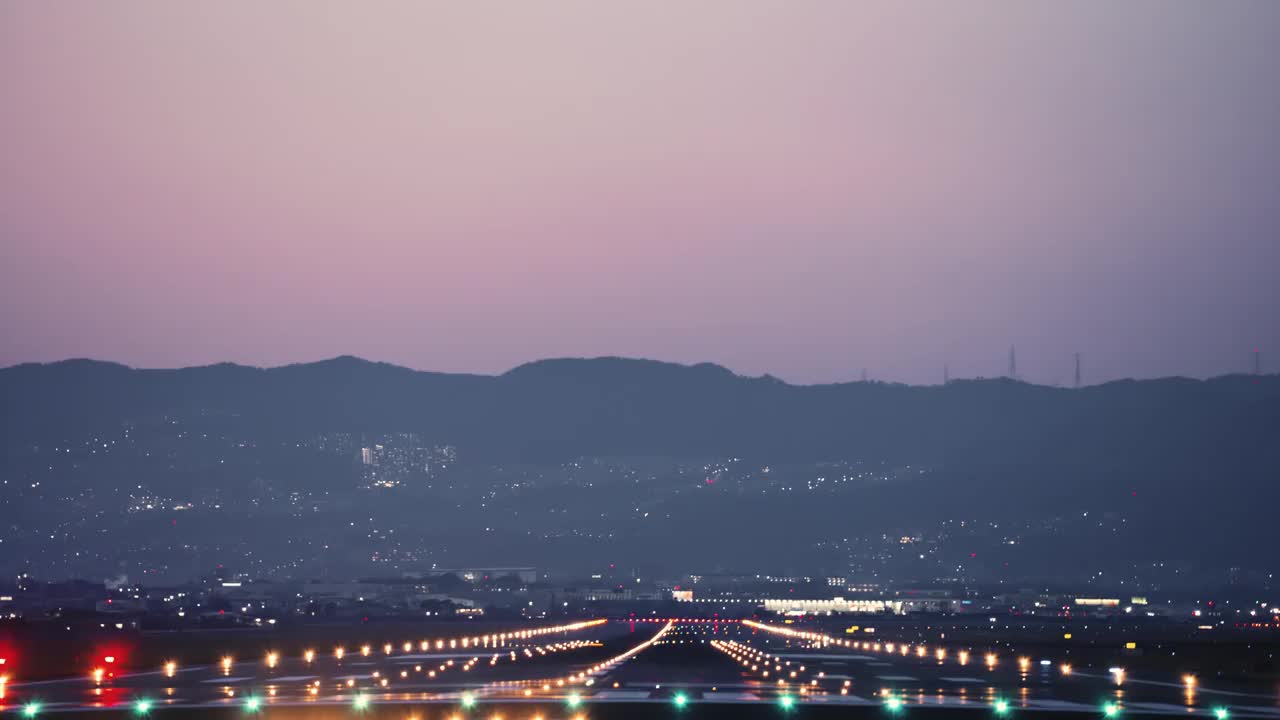 飞机起降视频素材