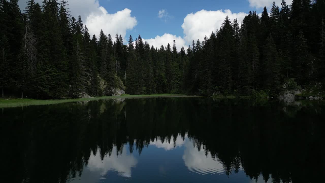 在高山湖面之上视频素材