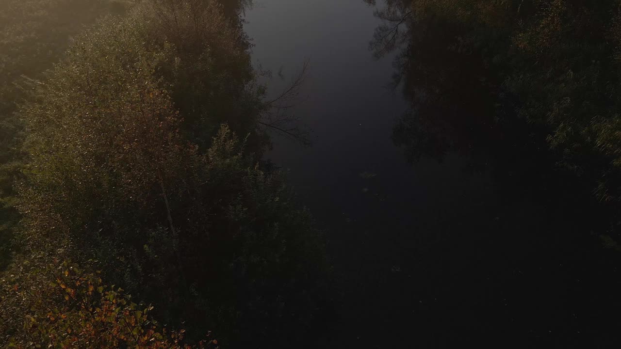 夏季传统风车的鸟瞰图视频素材