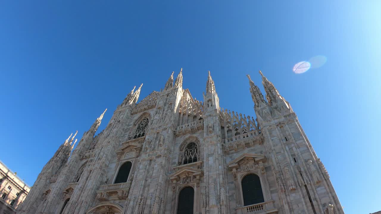 米兰大教堂(Duomo di Milano)视频素材