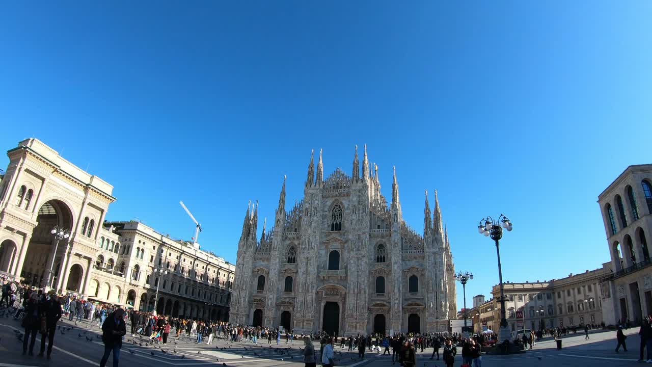 米兰大教堂(Duomo di Milano)视频素材