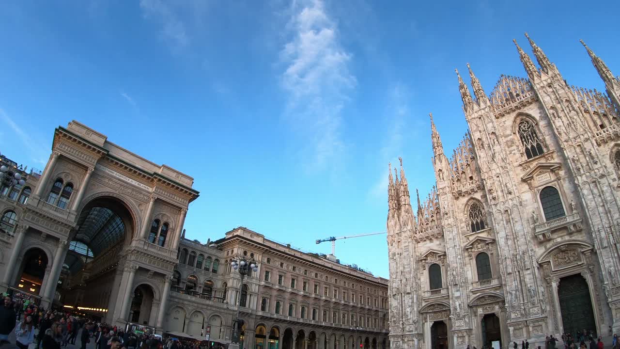 米兰大教堂(Duomo di Milano)视频素材