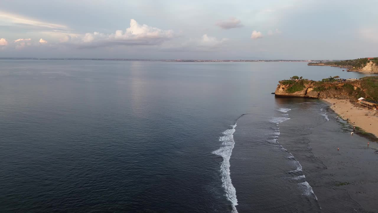 巴兰干海滩的日落点视频素材