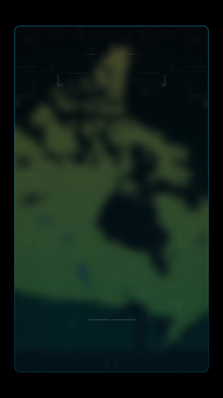 加拿大HUD UI地图与Alpha通道视频素材