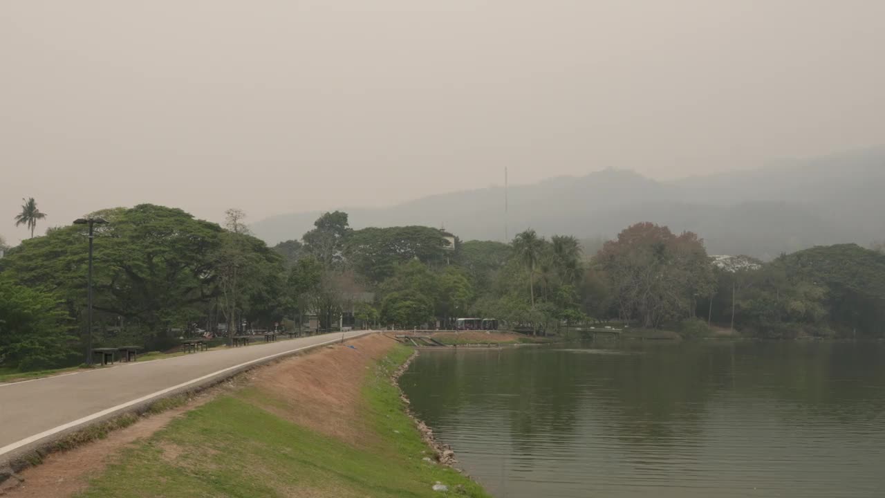 2024 PM 2.5清迈市空气污染视频素材