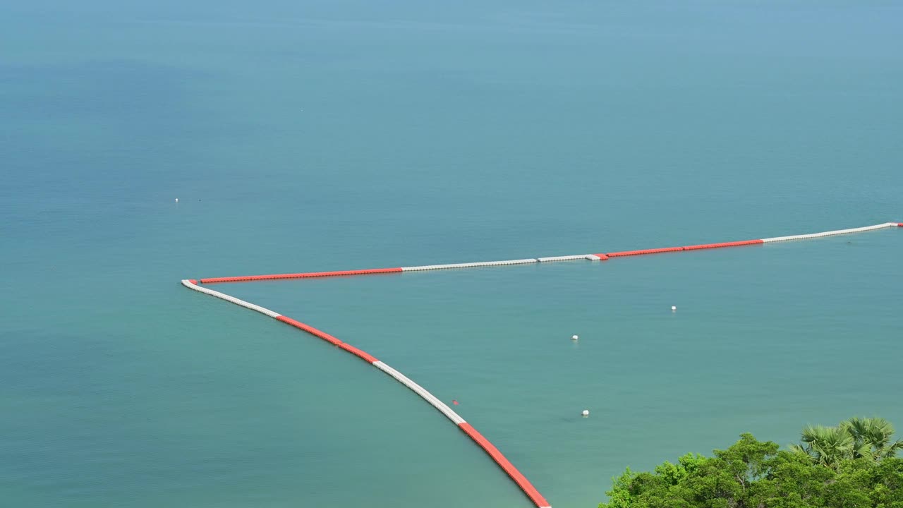 海洋和海景与水波，自然背景在夏季视频下载