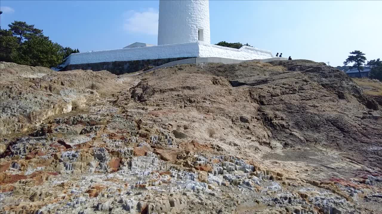 出云日宫崎灯塔视频素材