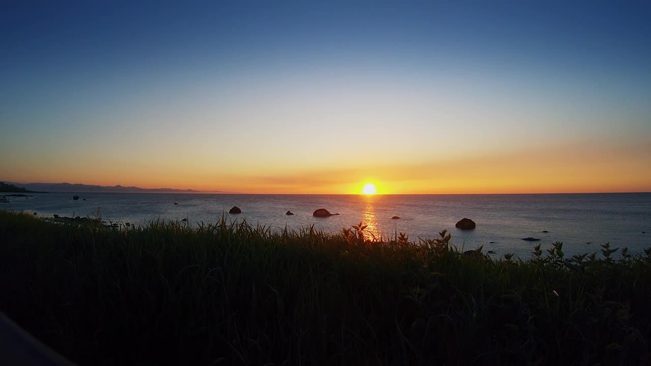 海上日落视频素材