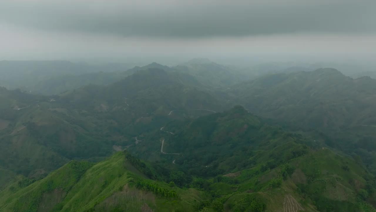 菲律宾的山谷和青山。视频素材