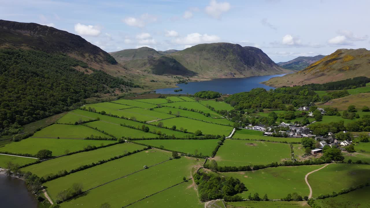 Buttermere Valley和Crummock Water视频下载