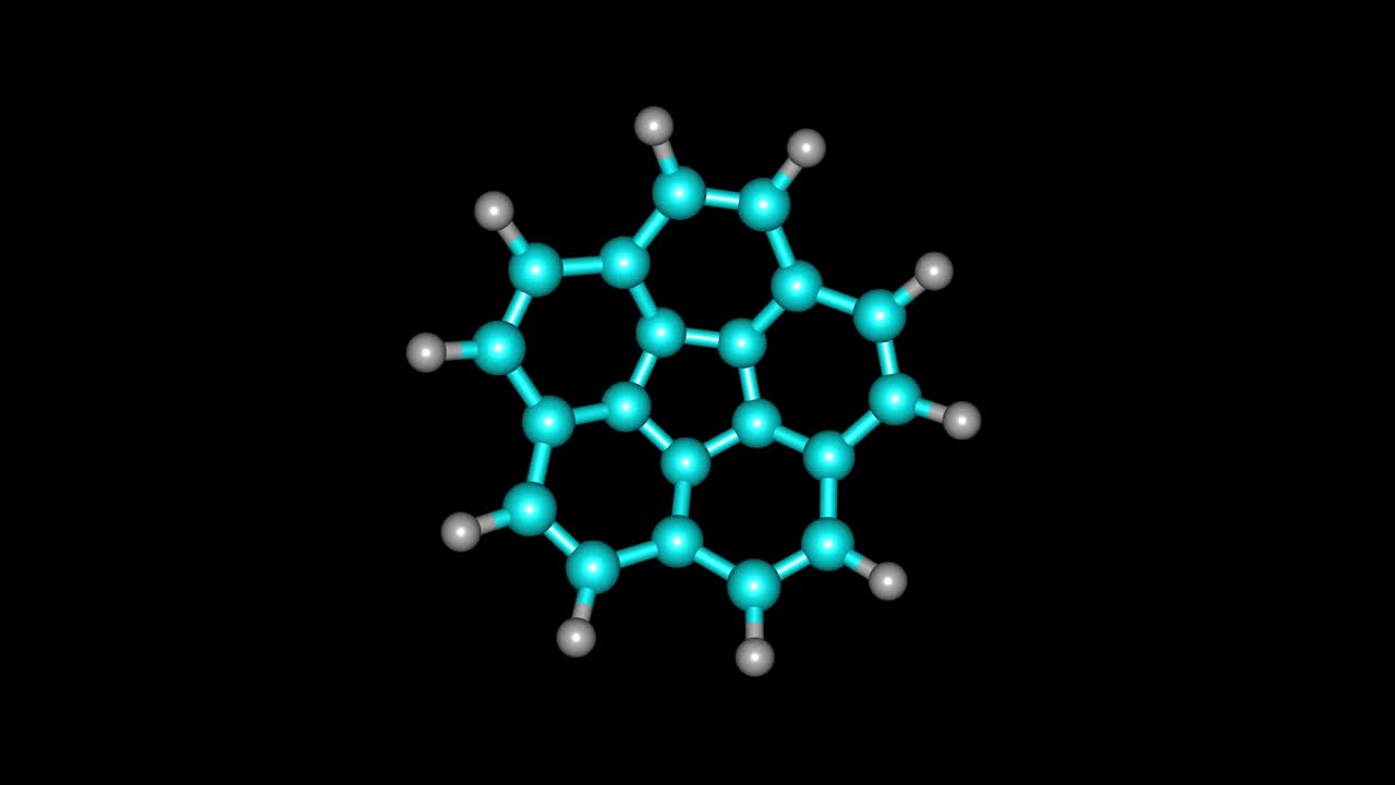 环烯分子旋转视频全高清视频素材