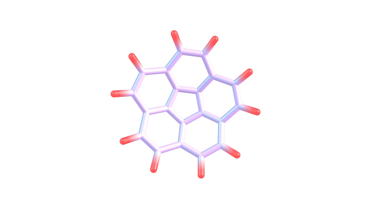 环烯分子旋转视频全高清视频素材