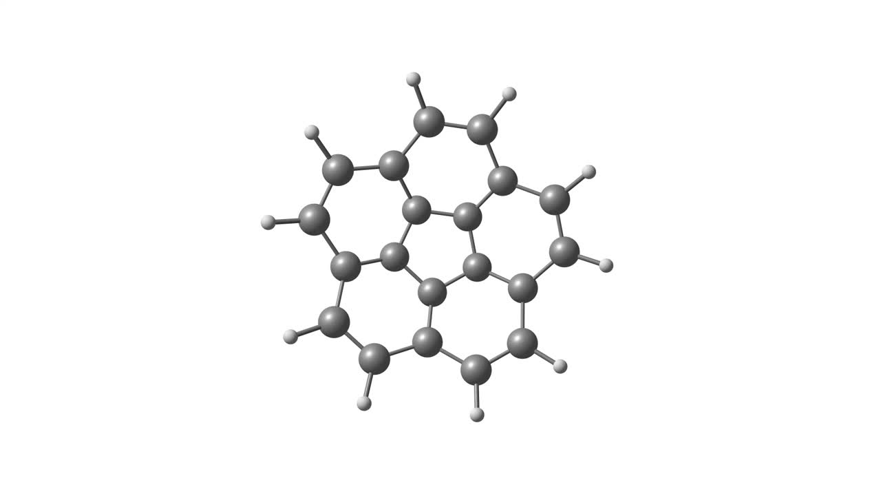 环烯分子旋转视频全高清视频素材