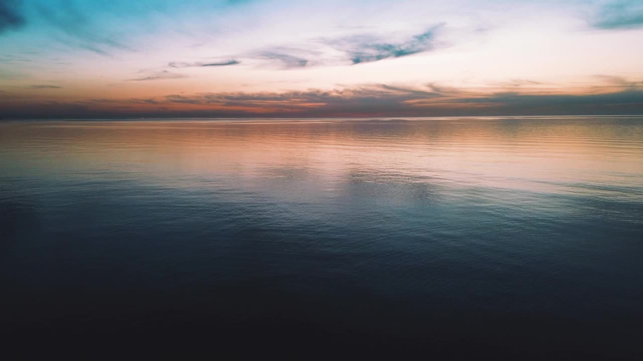 4K海滩日落视频视频素材